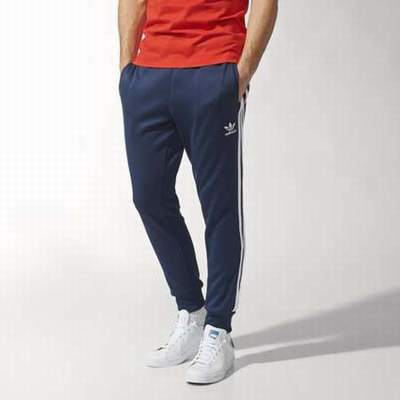bas de survetement adidas bleu