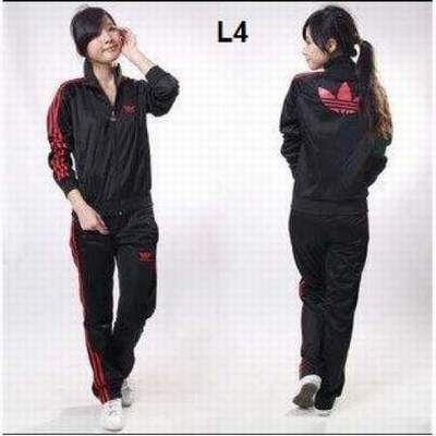 jogging adidas noir et blanc femme
